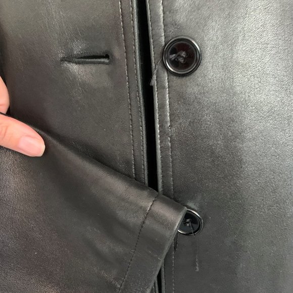 Vintage - Roots Leather Car Coat - Picture 2 of 5